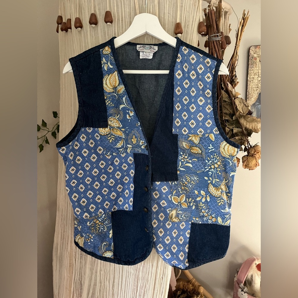 Vintage Patchwork Vest